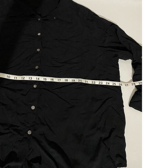 Jane Delancey Women's Black long sleeve button up plus size 2X - Picture 5 of 6
